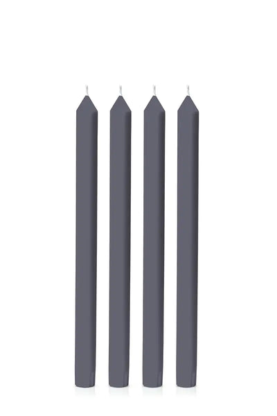 Dinner Candle Steel Blue - Pack of 4