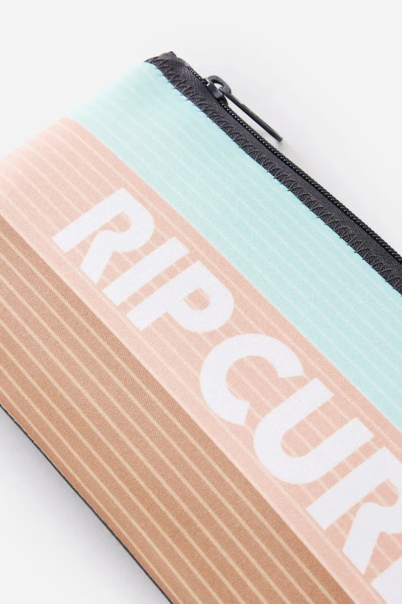 print detailed view on the Rip Curl Small Pencil Case Variety Black Multi