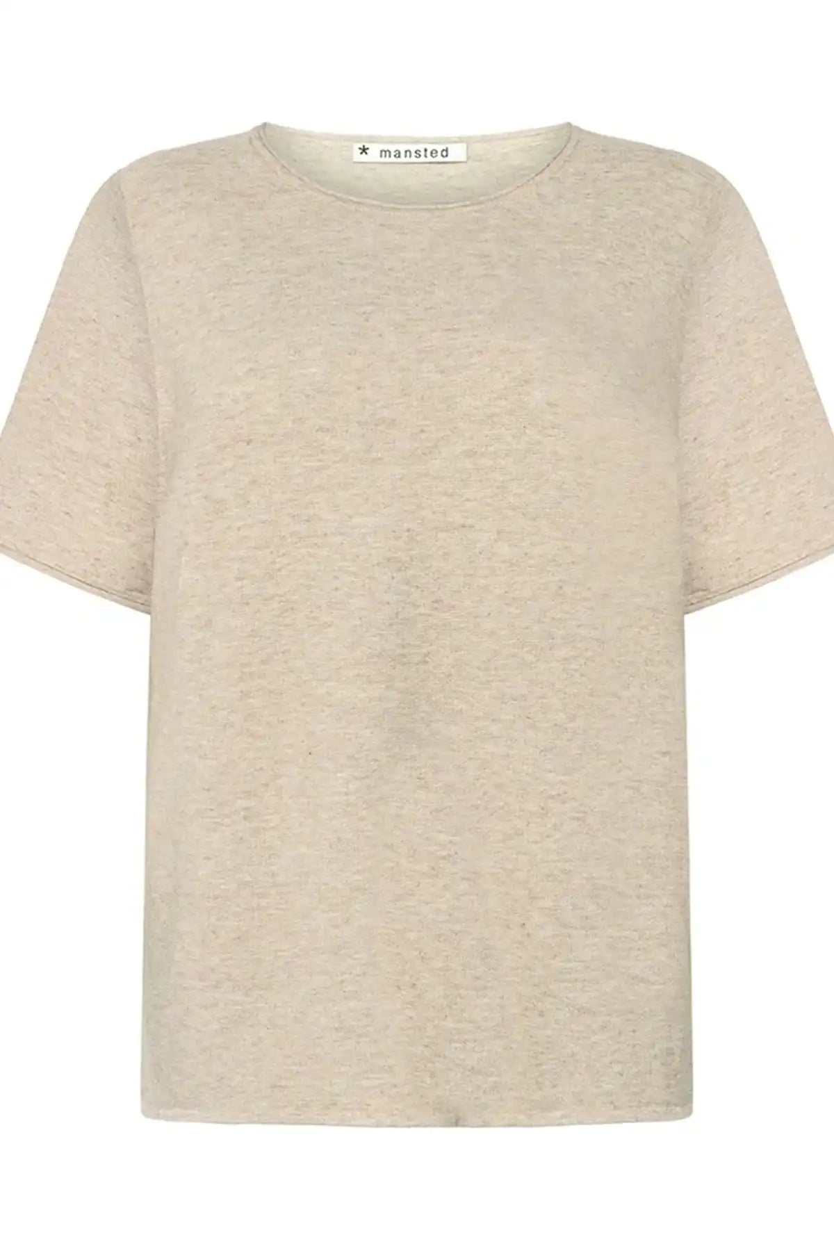 Mansted Mia Top in Oat front view