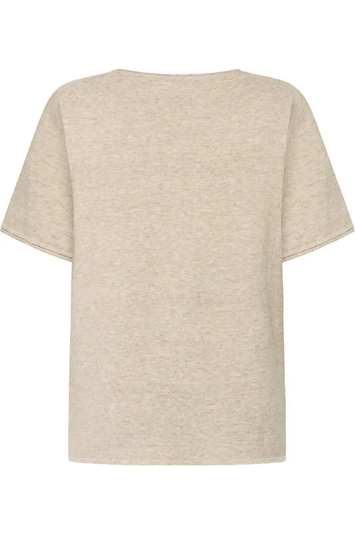 Mansted Mia Top in Oat back view