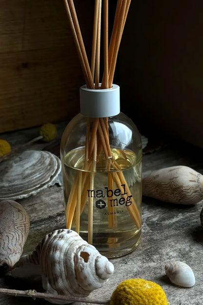 Mabel + Meg Ocean Whispers XL Reed Diffuser detailed view