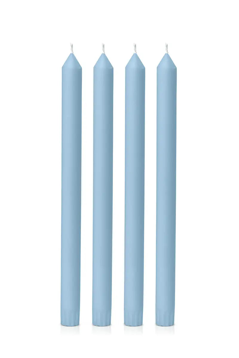 Dinner Candle Pastel Blue - Pack of 4