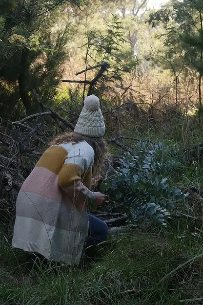 picking wild flowers for a floral arrangement while enjoying a wander through the bush