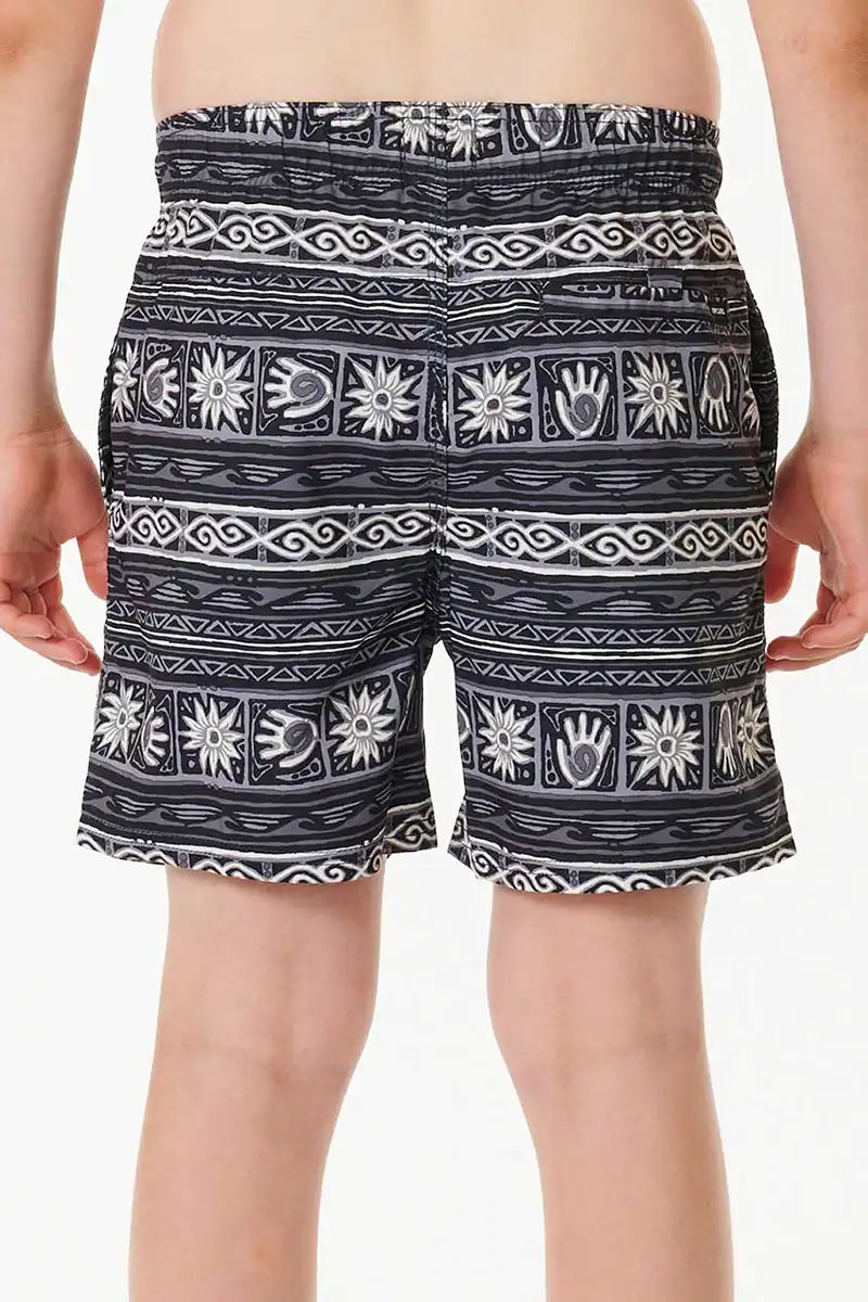 Rip Curl Boys Pure Surf Volley Boardshort - back view