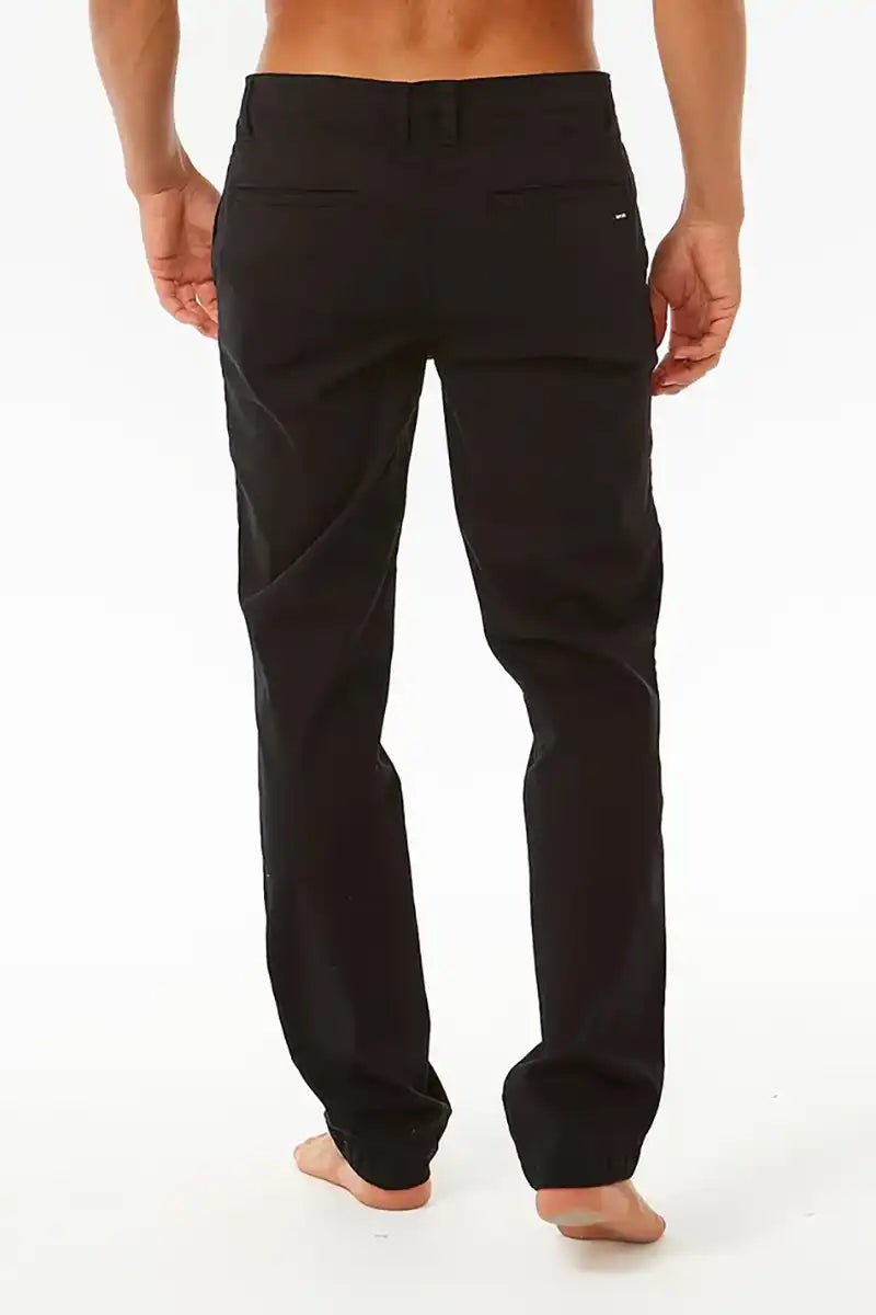 Rip Curl Classic Surf Chino Pant in Black Back