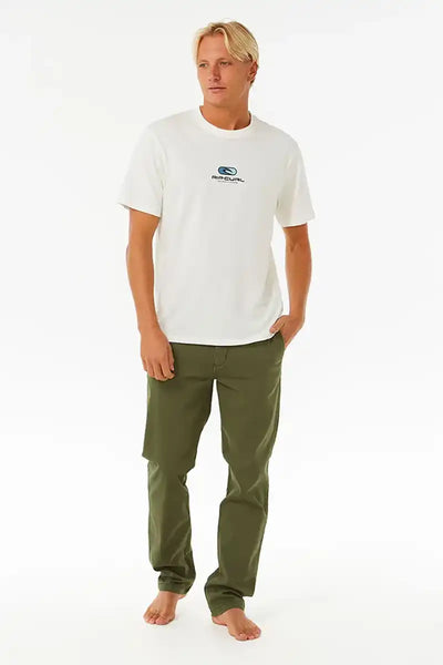 Rip Curl Classic Surf Chino Pant in Olive Full