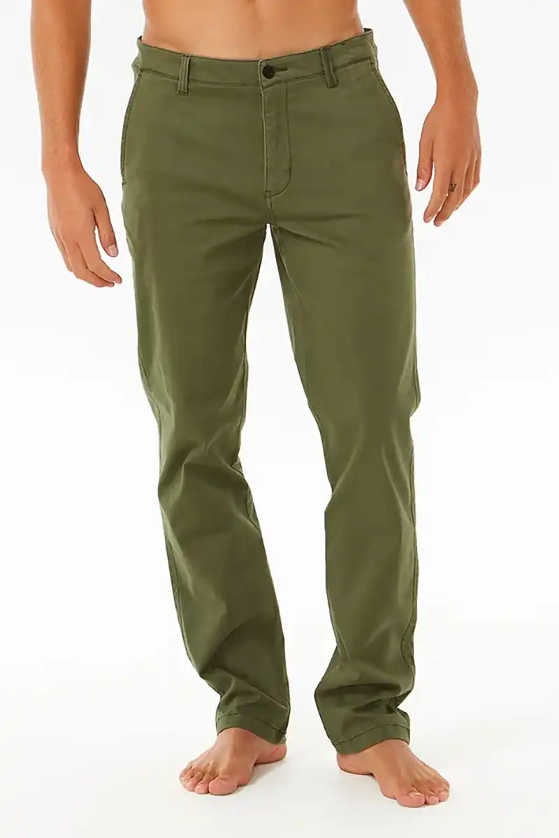 Rip Curl Classic Surf Chino Pant in Olive