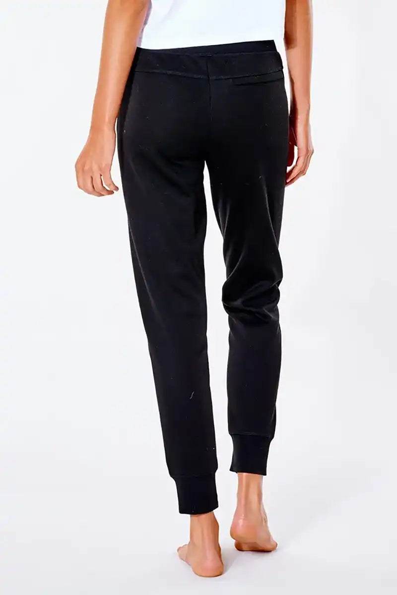 Rip Curl Women's Track Pants Anti-Series Flux II in Black Back