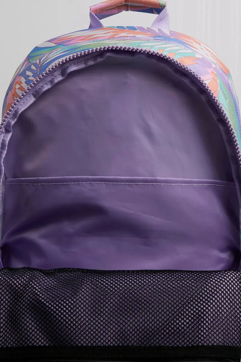 second tier front pocket on the Billabong Tropical Dayz Roadie Junior Backpack