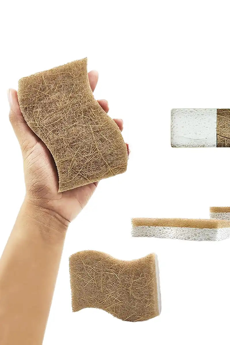 Eco-Friendly Biodegradable Kitchen Sponge – 11.5 x 7 x 2 cm