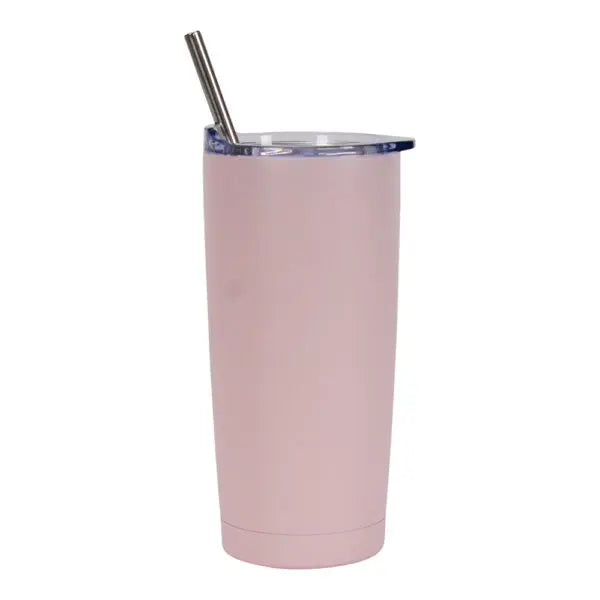 Annabel Trends Smoothie Cup - Stainless Steel Double Walled  - pale pink