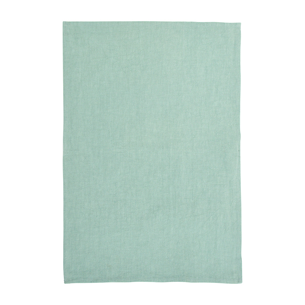 Annabel trends Stone wash tea towels - sage