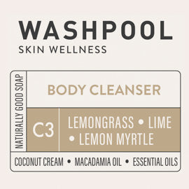 Washpool Body Cleanser - Lemongrass, Lime, Lemon Myrtle