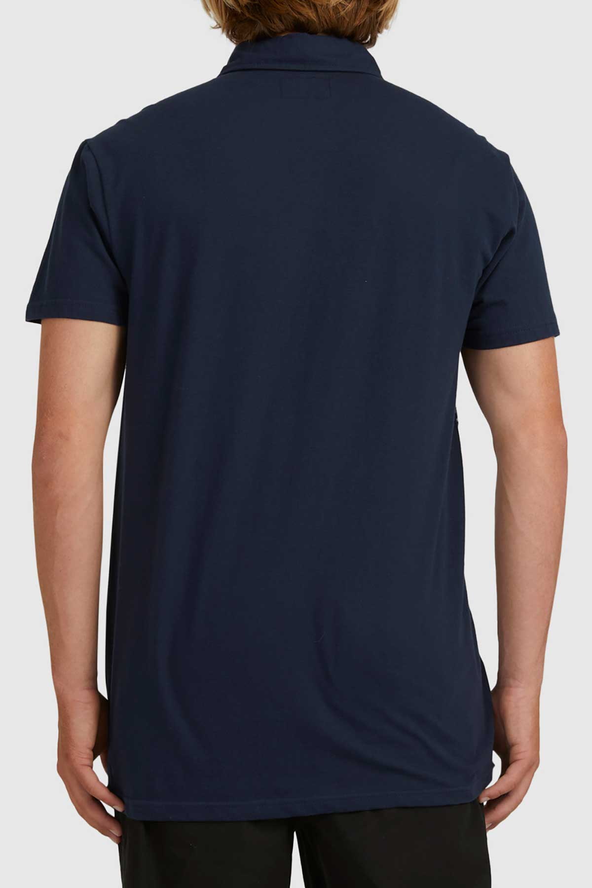 Billabong Polo Top - Banded Die Cut Navy Back