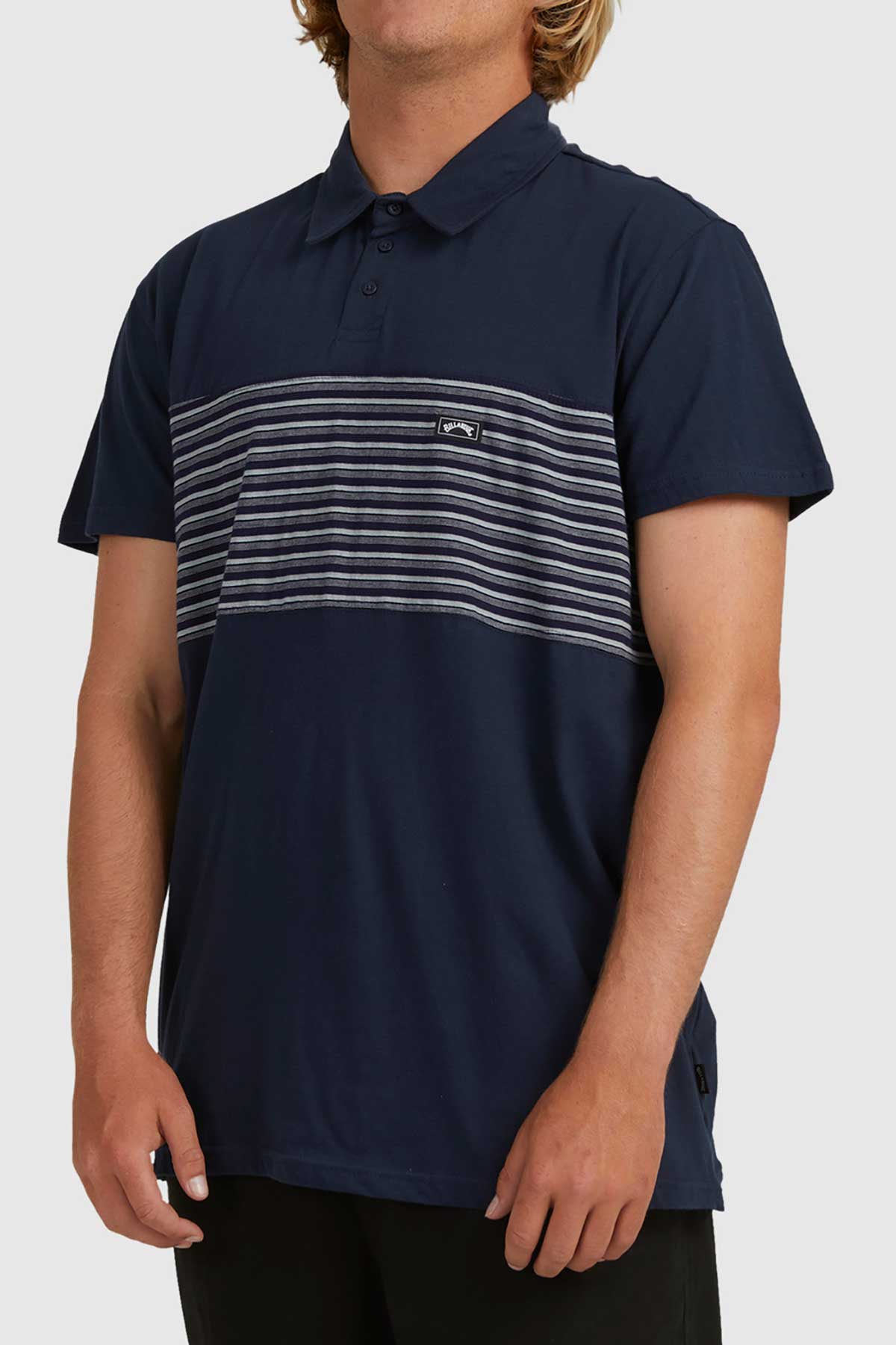 Billabong Polo Top - Banded Die Cute Navy