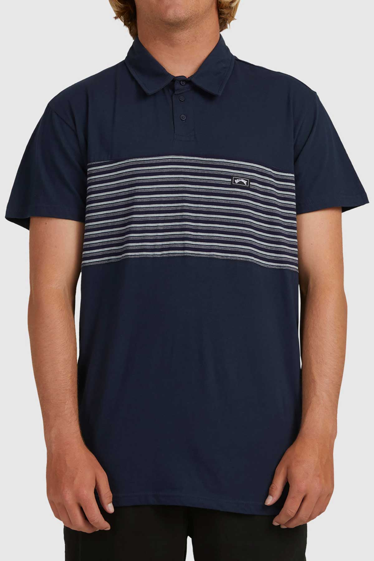 Billabong Polo Top - Banded Die Cut Navy