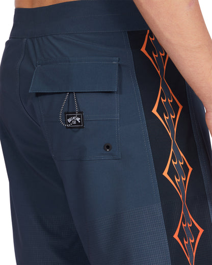 Billabong Bah Airlite Boardshorts with billabong logo at back pocket and front bottom right