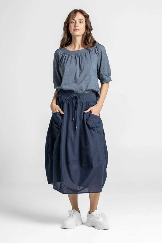 Boom Shankar Guru Skirt Basic - Navy front