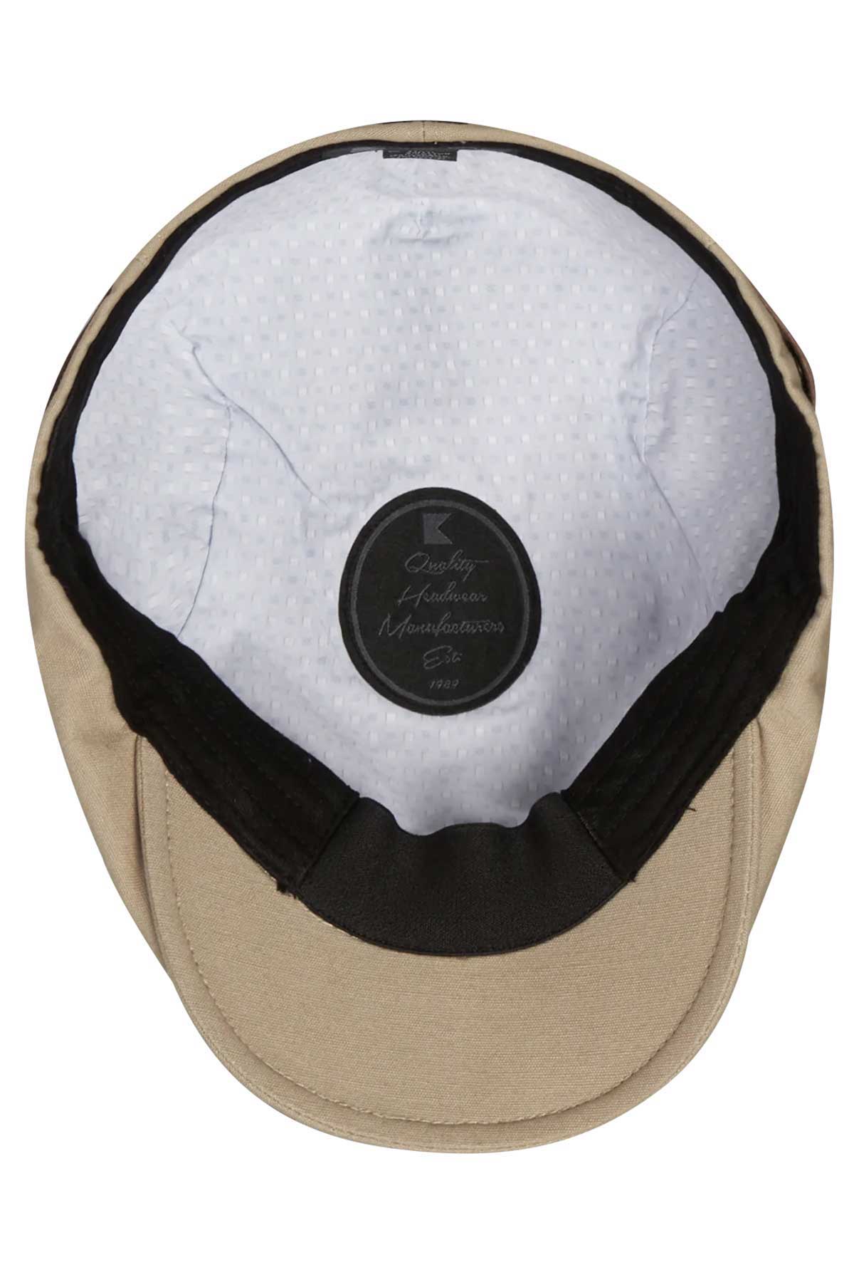 Kooringal Driver cap - Baker camel inside of cap
