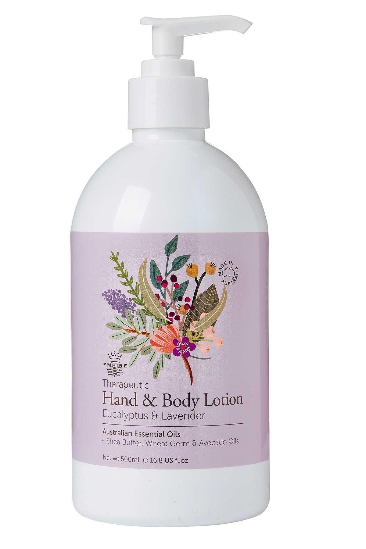 Empire Australia therapeutic hand & body lotion eucalyptus & lavender
