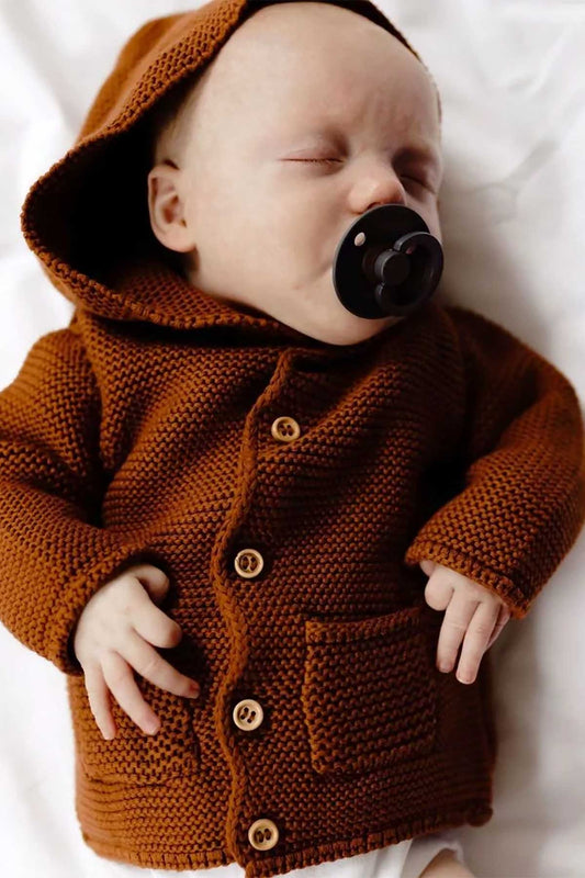 di lusso Rust finley cardigan for baby