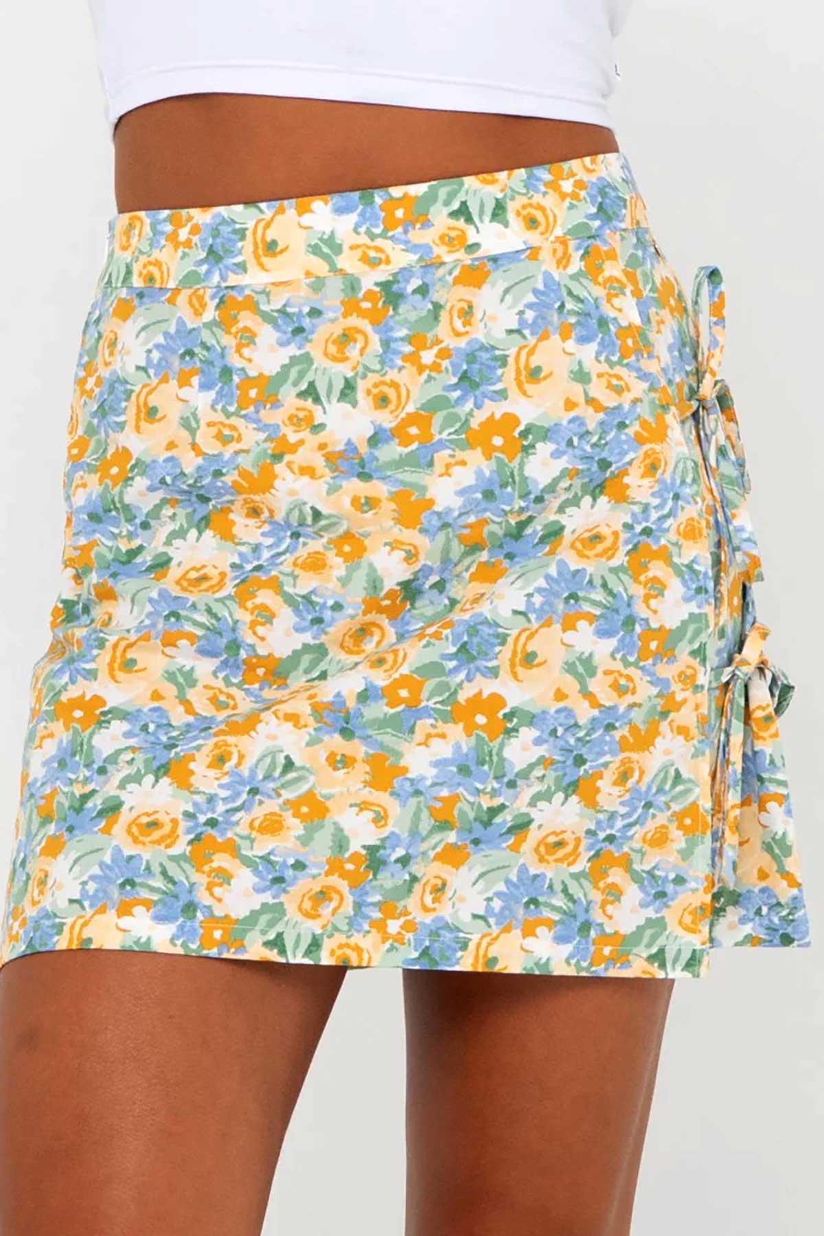 Rusty Mini Skirt Flora Sunlight – Chille