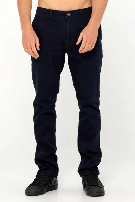 Rusty Mens Chino Pants - John the 2nd, NAVY.