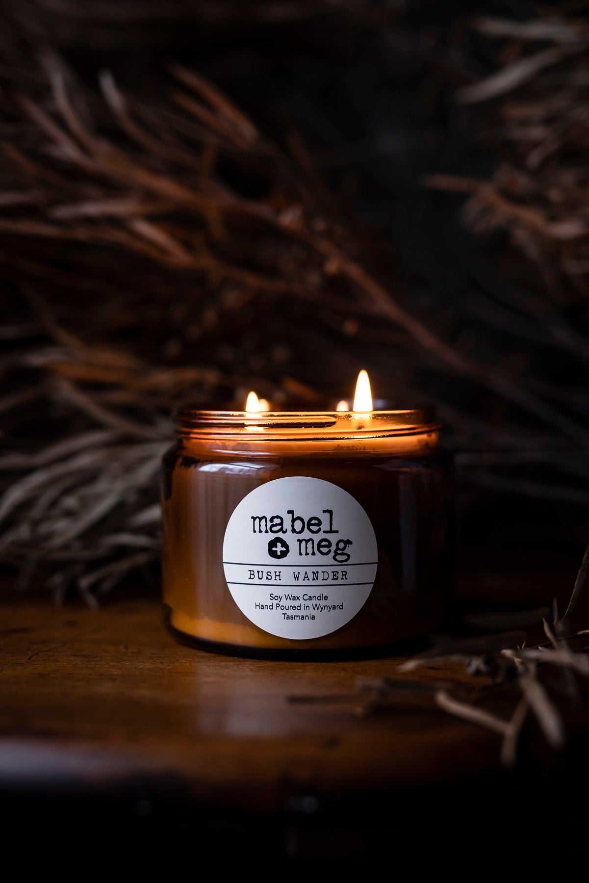 Bush Wander soy candle by mable + meg