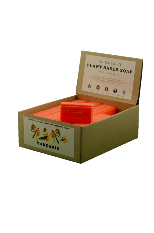 mandarin plant based soap