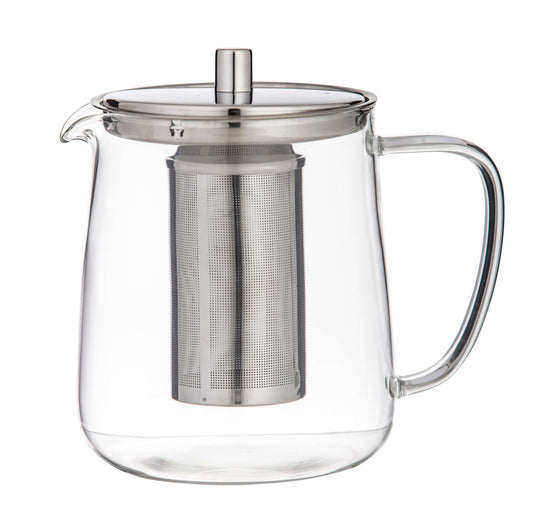 Leaf & Bean Oslo Glass Teapot with Stainless Steel Infuser 1L