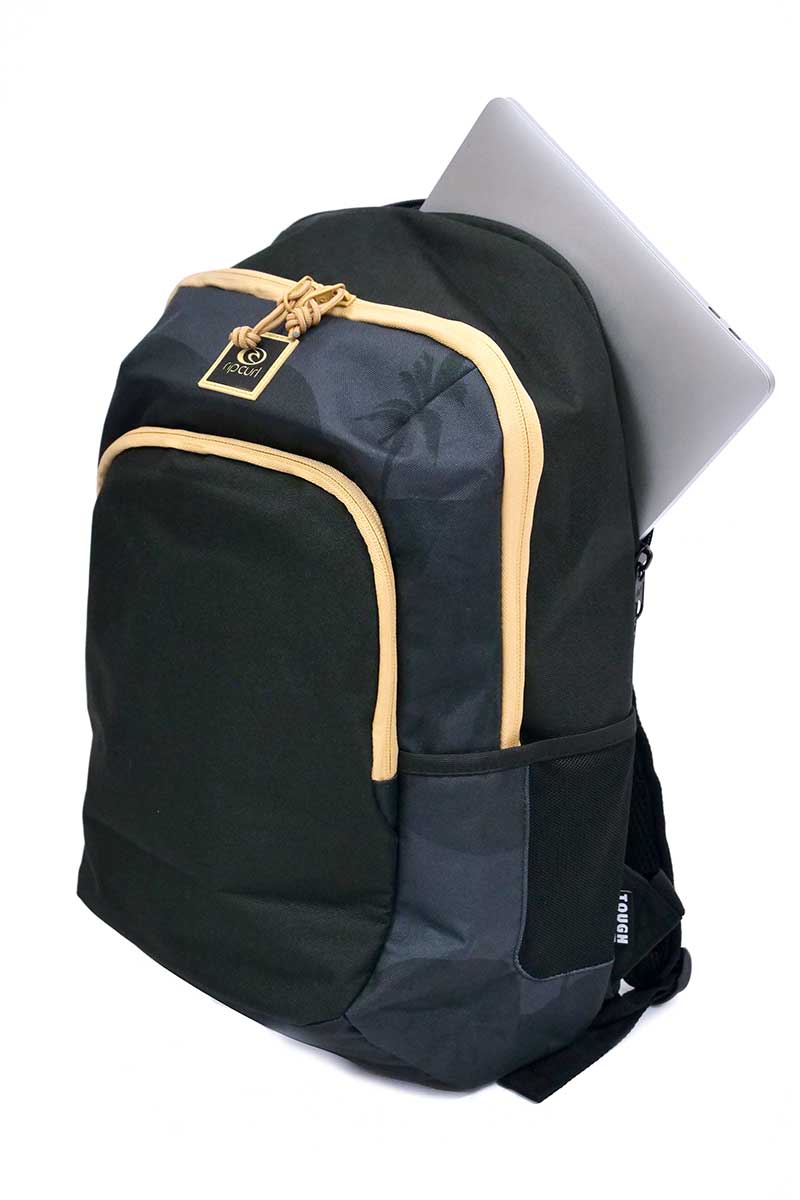 Rip Curl Backpack - Ozone 2.0 30 L vintage black right with laptop pocket