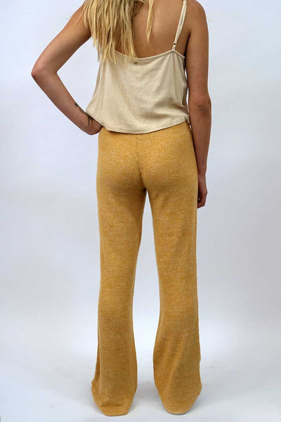 Rip Curl Ladies Pant Cosy Straight Leg Gold back