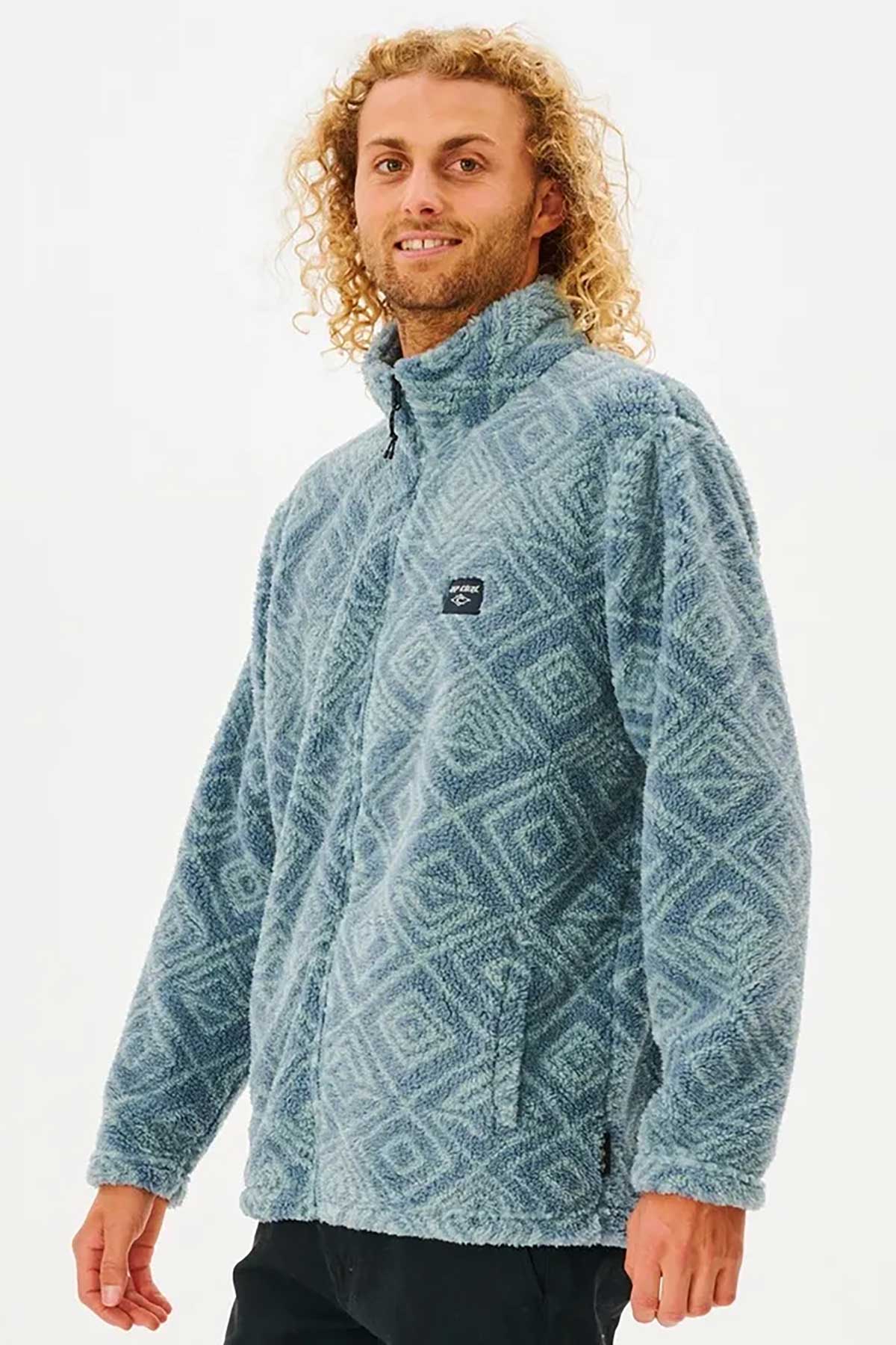 Rip Curl Party Pack Polar Fleece Mineral Blue Side