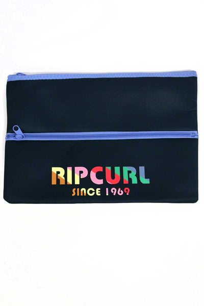 Rip Curl XL Pencil Case Girls Mixed in Dark Navy front