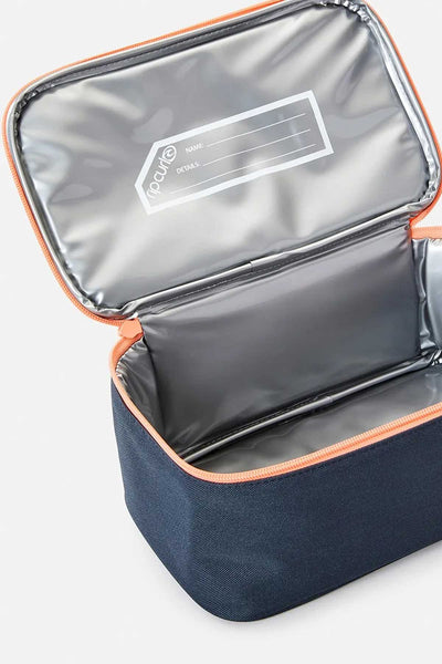 Rip Curl Lunch Box Mixed navy/peach inside view