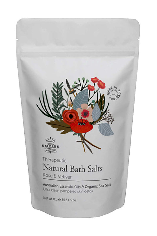 Empire Australia Rose and vetiver bath salts