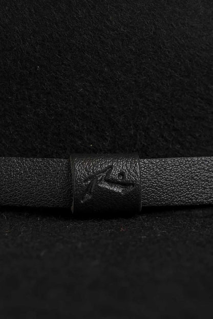 Rusty Bourke Felt Hat Crown Band Logo