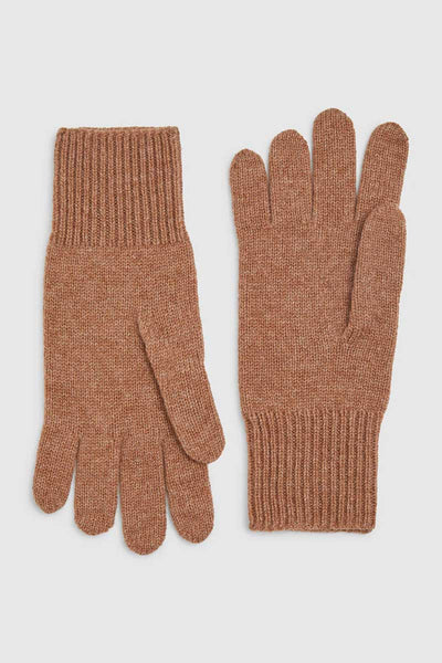 Toorallie Merino Gloves, sand dune.