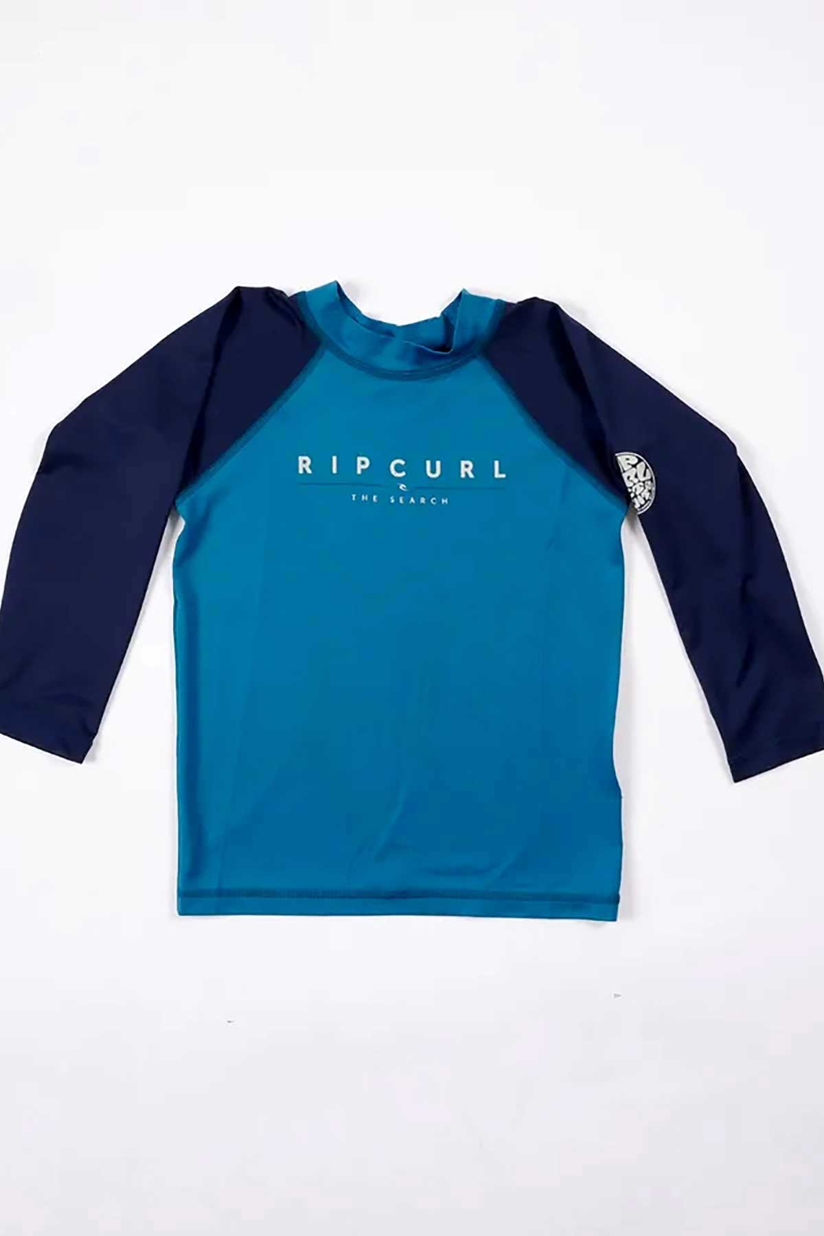Rip Curl Boys Rash Vest Shockwaves.