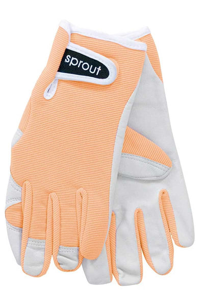 Sprout Goatskin Gloves in Apricot wash colour
