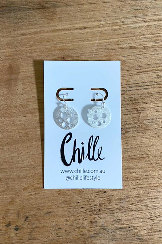 Sterling Silver Bubble Earrings.