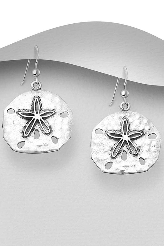 Sterling Silver Starfish Drop Earrings