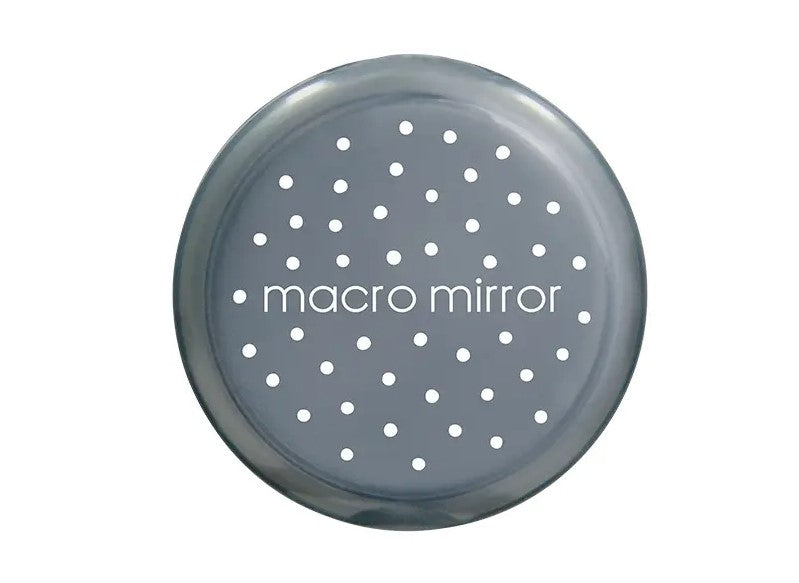 grey compact macro mirror 