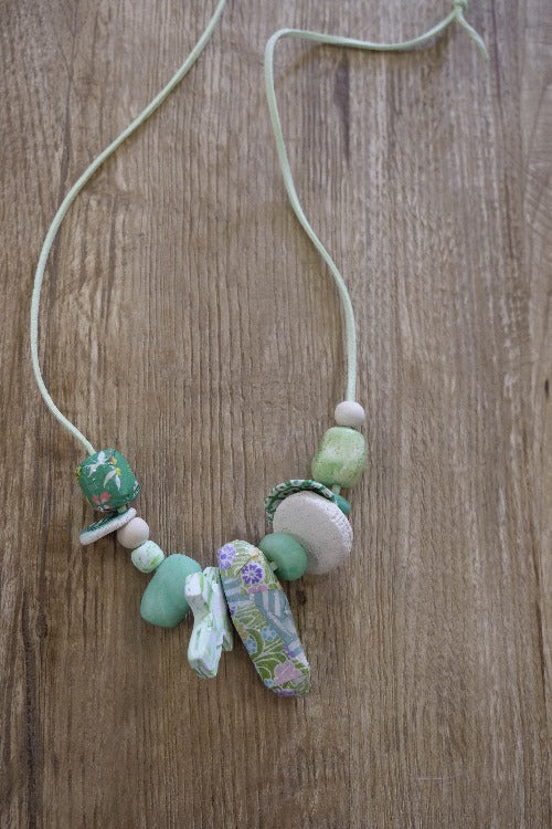 Green soul necklace