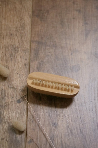 Wooden Nail Brush top