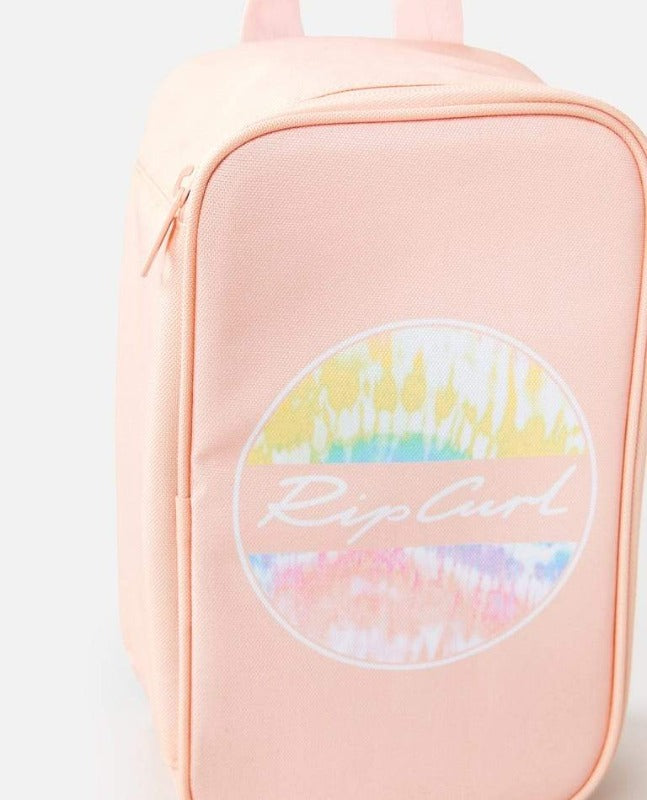 rip curl lunch box mixed pink logo