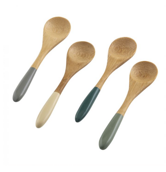 Natural Forms Bamboo Set of 4 Utensils - dip spoon
