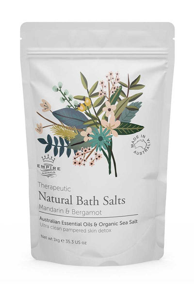 Empire Australia Therapeutic Natural Bath Salts - Mandarin & Bergamot