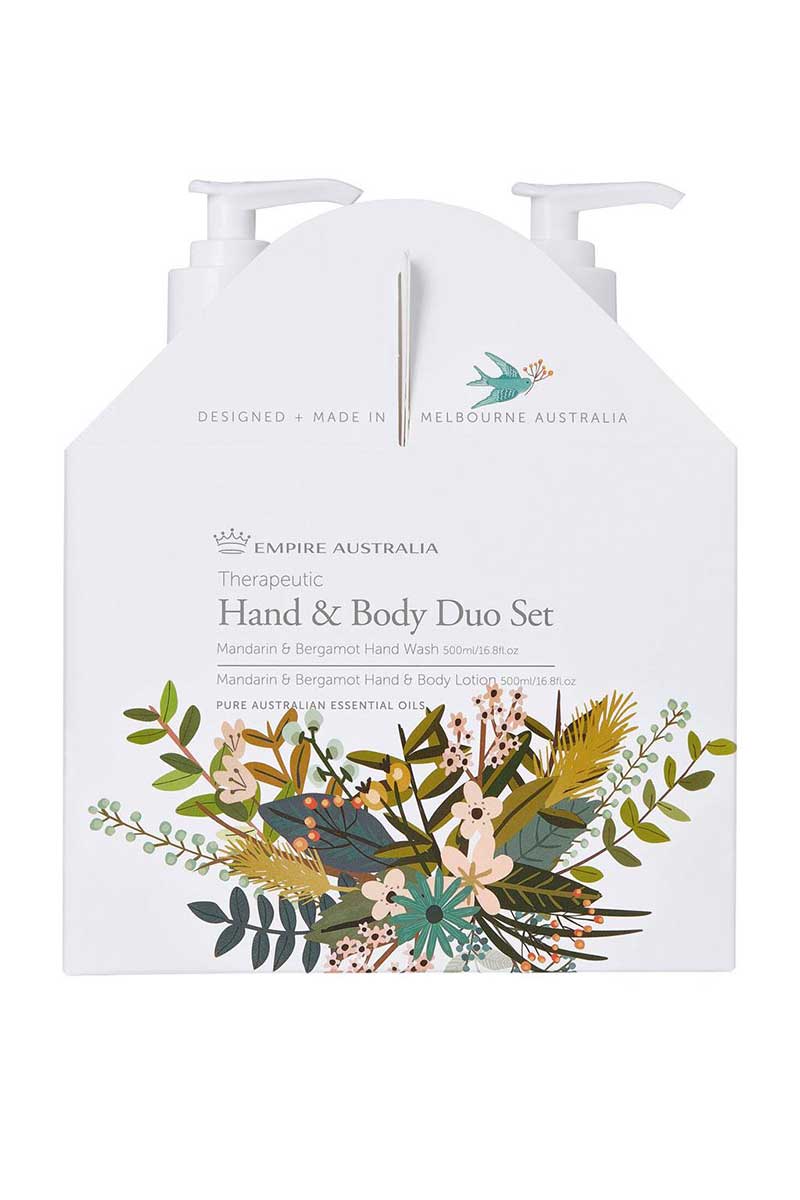 Empire Australia Therapeutic Hand & Body Duo - Mandarin & Bergamot